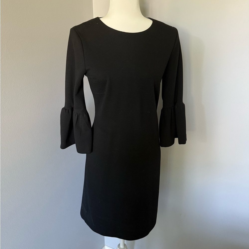 Michael Kors Black Bell Sleeve Dress